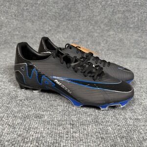 Nike Mens Size 7.5 Zoom Mercurial Vapor Academy Football Boots Shoes Black Blue